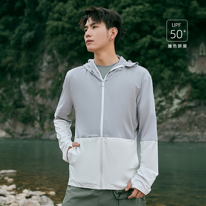 ATSTYLE 防曬外套 UPF 50+ 冰絲涼感外套 抗UV 薄外套 騎車防曬 【892301】