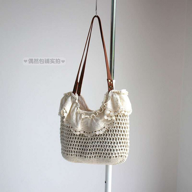 손뜨게 가방 토드백 숄더 비치백 보헤미안 니트