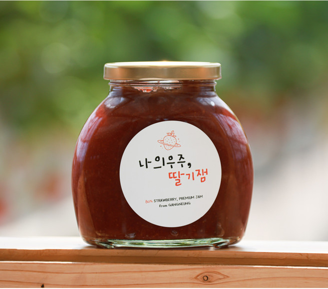 건강한 무첨가 수제 딸기잼 300g 600g 선택1 농장직송 우주딸기, 1개