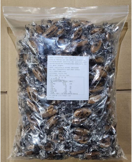미담제과 옛날땅콩캬라멜 3Kg, 1개