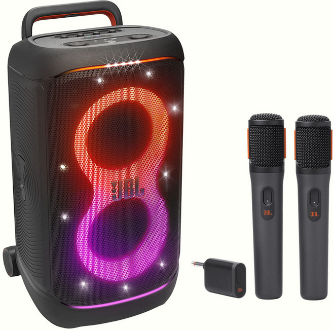 JBL PARTYBOX 파티박스 520 충전식 블루투스 스피커 400W+제이비엘 충전식 마이크 WIRELESS MIC