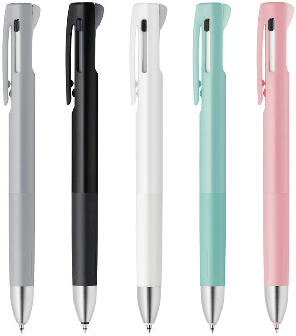 BLEN 제브라 블렌 2색 멀티펜(2색 볼펜&샤프) 0.5mm 0.7mm 1개, 0.5, 화이트 (B2 SAS88)