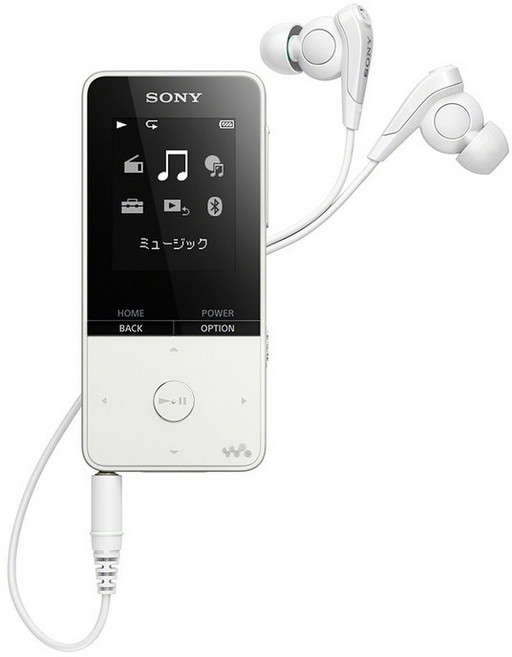 S 16GB NW-S315 : MP3 Bluetooth NW-S315 W 소니 워크맨 시리즈 플레이어 대응 최대 52시간 연속 재생 이어폰 부속 2017년 모델, NW-S313 + 16GB, 하얀색