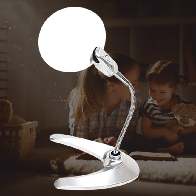 [당일발송/건전지증정] 고휘도 LED 스탠드 확대경 돋보기 현미경 루페 LOUPE 자바라 후렉시블 플렉시블, 1개, 혼합색상