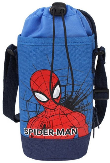 캐릭터 물병크로스 마블 스파이더맨 멀티 포켓 물병주머니 물병파우치 체험학습 소풍 준비물 남아용 물병 가방