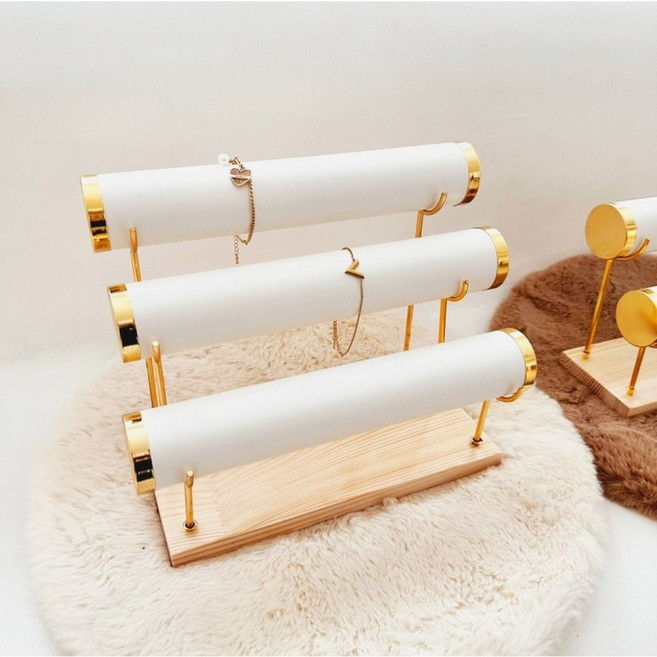 2단 3단 시계 팔찌 진열대 거치대 Pu 주얼리 악세사리 진열대