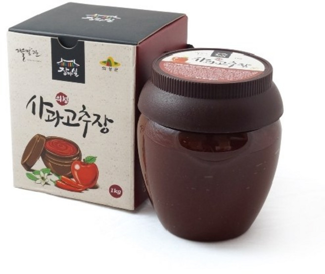 가을빛고운의성장마실 사과고추장1KG, 1kg, 1개