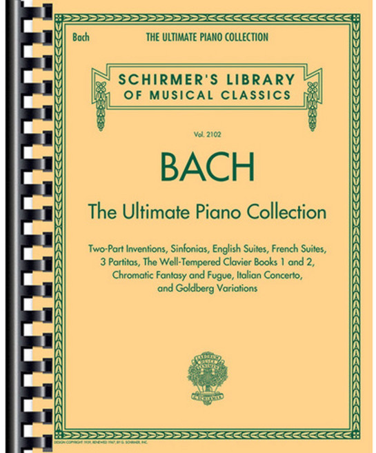 Bach - The Ultimate Piano Collection 바흐 - 얼티밋 피아노 컬렉션 Schirmer 셔머