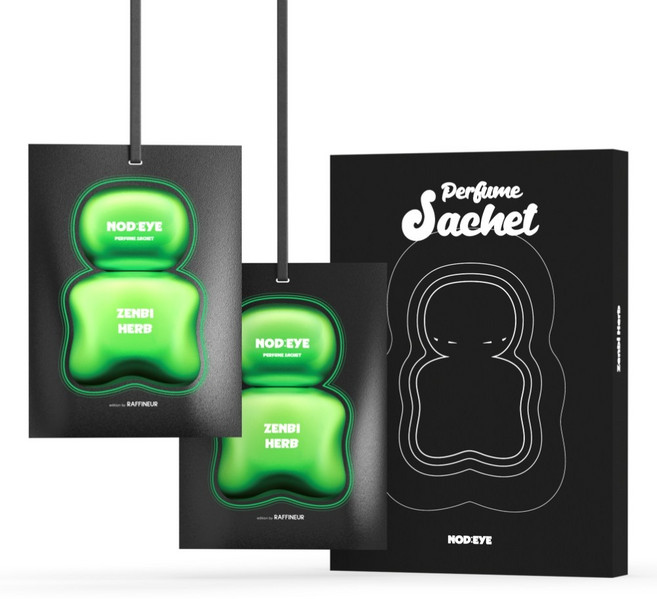 노드아이 퍼퓸 샤쉐 차량용 방향제 2P, 2개, 젠비허브