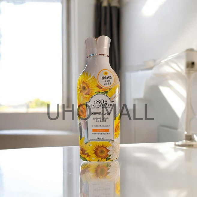 애경 르샤트라 실내건조 고농축 섬유유연제 선플라워향 1L 1개