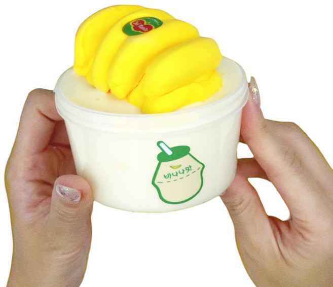 젤리블리스 우유에반하나 점섞슬 슬라임, 노랑, 200g, 1개