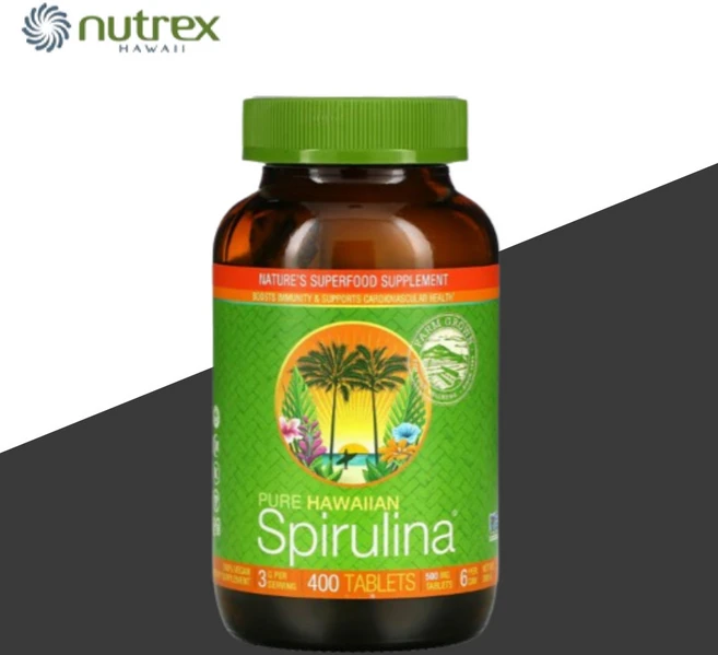 뉴트렉스 하와이 누트렉스 퓨어 하와이안 스피루리나 스피룰리나 400정, 1개 - 쿠팡