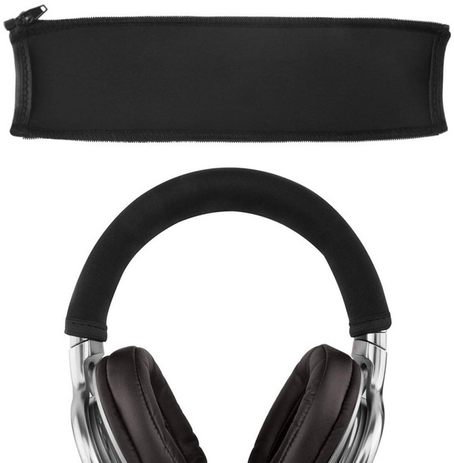 소니 MDR-1R 1RBT 1RNC MK2 수리 교체 헤드폰 헤드 밴드 덮개 커버 호환, 브라운 이어패드 1쌍