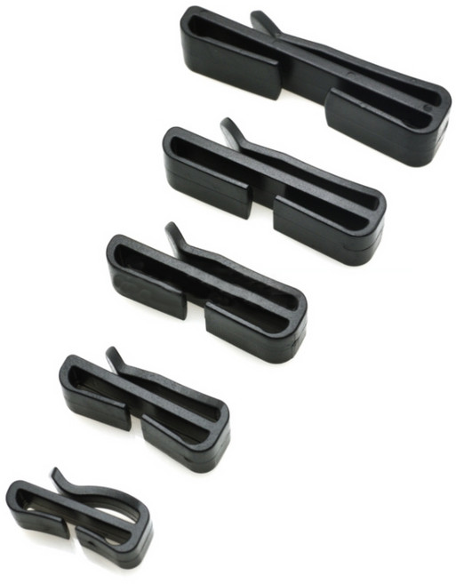 배낭끈 가방끈 웨빙 배낭 벨트 정리 클립 사이즈 5종