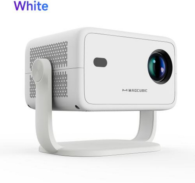 650ANSI 자동 홈 안드 WIFI6 BT5 2 1080P 보정 네이티브 L018 시네마 360 휴대용 4K MAGCU 11 키스톤 초점, AU 플러그, White