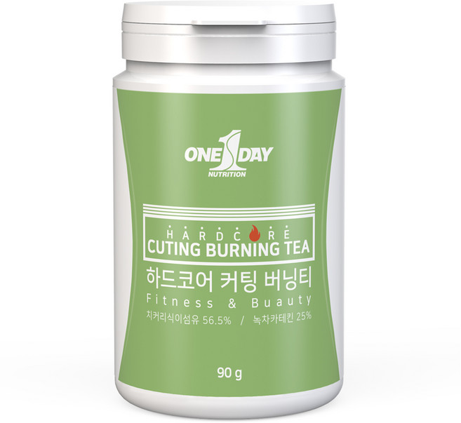 원데이뉴트리션_ 하드코어 커팅 버닝티 90g, 1개
