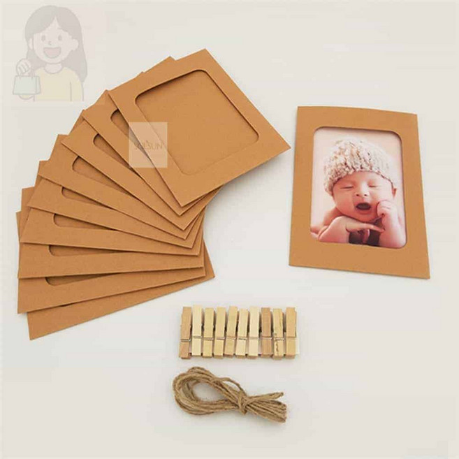 솔선 사진 액자 가랜드 10개입, 컵 10개입 3