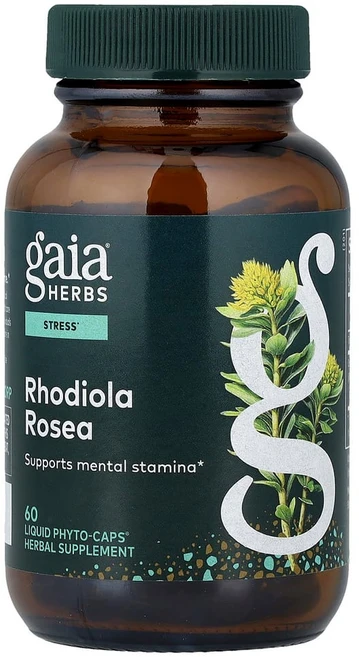 Gaia Herbs 로디올라 홍경천 베지 파이토캡슐 60정, 1개 - 쿠팡