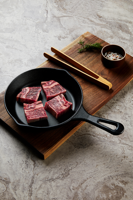 [육라운드] 미국산 초이스 갈비 찜용 1Kg 온라인정육점 육라운드 수입소고기 수입육 프라임소고기 도매, 1개