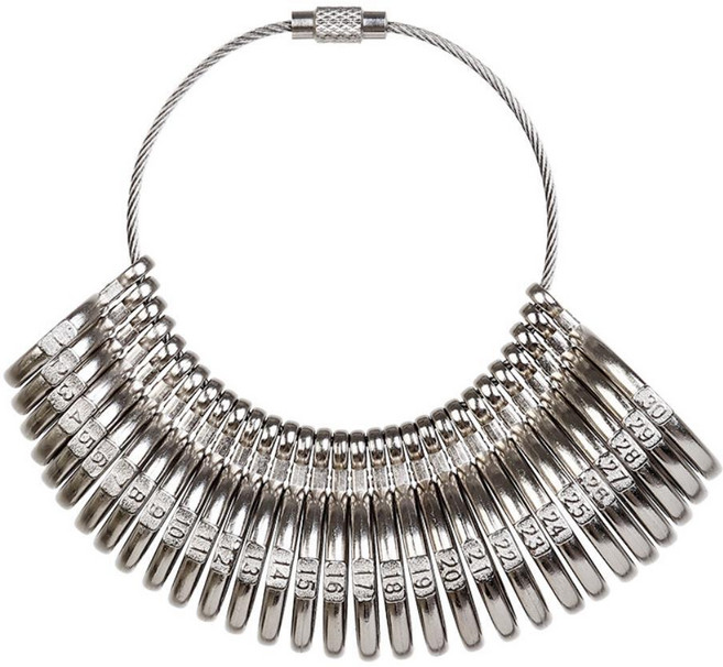 반지호수 측정기 KS치수 신형 링게이지 쥬얼리소품 패션반지 반지둘레