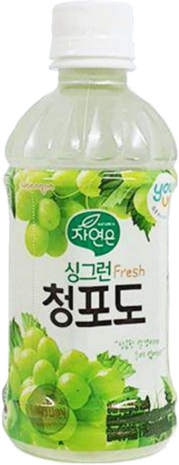 자연은싱그런 청포도주스, 340ml, 24개