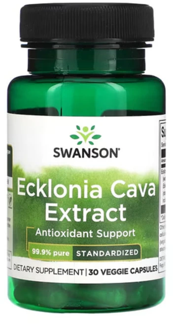 곰피 감태 추출물 디에콜 Ecklonia 해조류 스완슨 Swanson 30캡슐, 비건, 성인남녀공용, 알약/캡슐, 1개, 30정 - 쿠팡