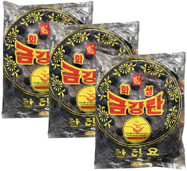 화성 번개탄, 3개, 250g - 쿠팡