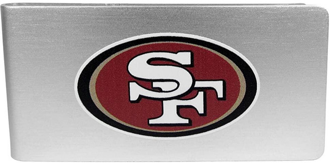 NFL Siskiyou Sports 팬숍 샌프란시스코 49ers 로고 머니 클립 프리 사이즈 팀 색상 163327