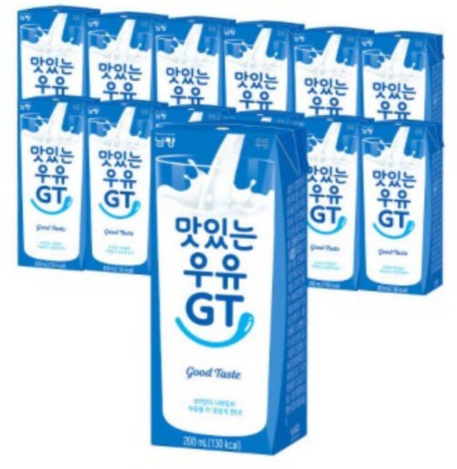 남양 맛있는우유gt 멸균우유 흰우유200mlx12팩/무배, 200ml, 12팩