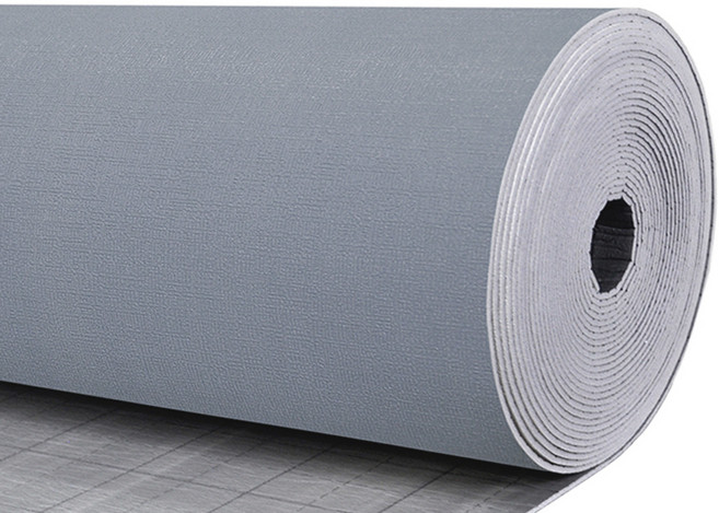 단열벽지 모음 (폭)100cm x (길이)20m 간편한 셀프도배 결로방지 두꺼운 접착식 3D 고급형 항균 방한 방습, 실크네이비그레이