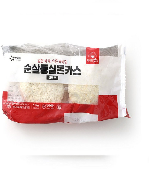 아워홈 국산 순살등심돈카츠, 10개, 1kg