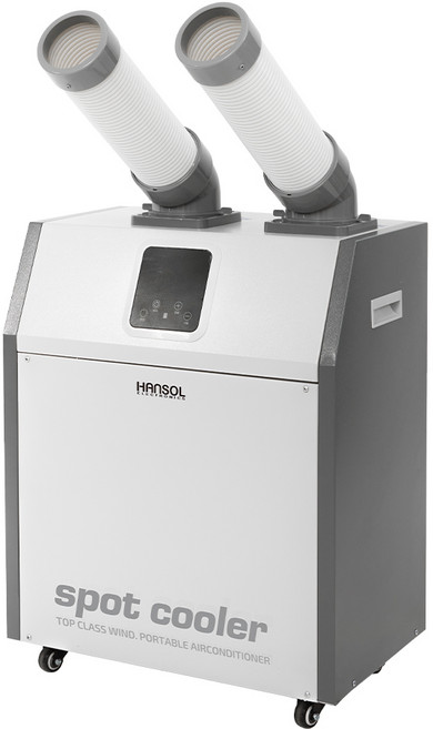 한솔 미니 이동식 에어컨 업소용 캠핑용 실외기없는 에어컨 2구 고급형 공장 주방 코끼리, 미니 2구 HSE-SP6600K