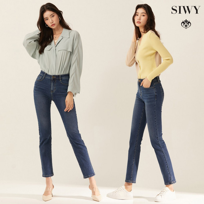 [SIWY] 이반 블라썸 데님 팬츠 인디고