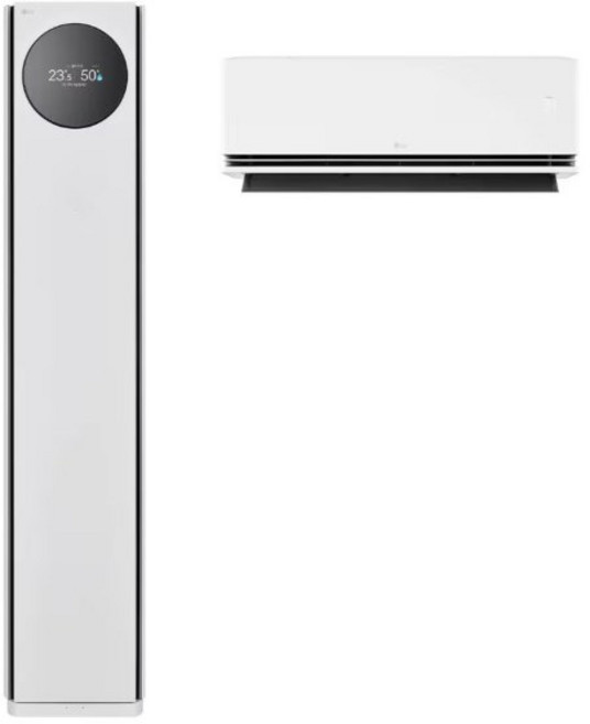 LG전자 휘센 AI 오브제컬렉션 타워I 멀티형 에어컨 2in1 FQ22GN9HE2 23+6평 (74.5+18.7m2) 전국 기본설치 포함, 일반배관형