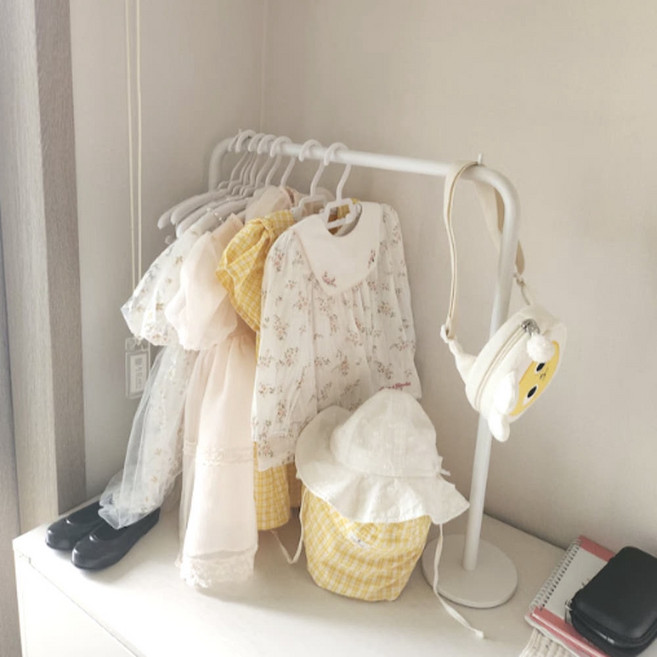 아기옷 행거 강아지 행거 철제 행거