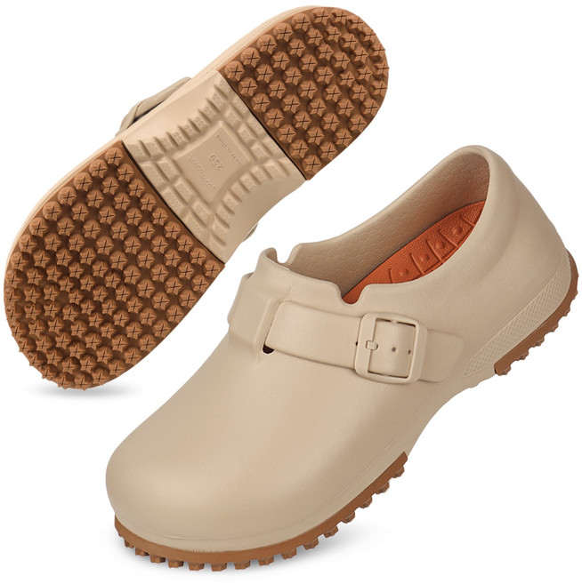 발캉스 미끄럼방지 1등급 족저근막 무중력 쿠션 방수 주방화 조리화