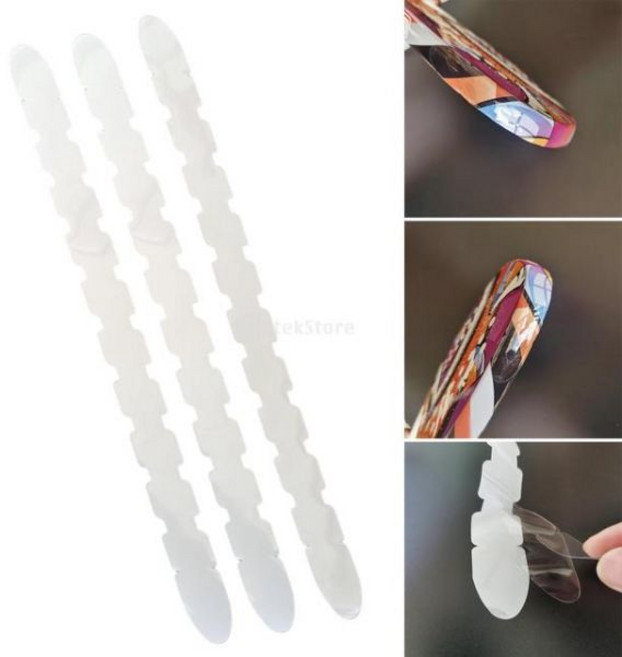 테니스 연습 라켓 헤드 보호 테이프 스티커 투명 34cm x 2.2cm 3 개, white