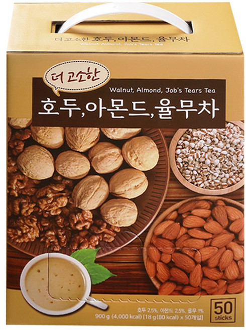 ()(_)() 8585 희창 더 고소한 호두 아몬드 율무차 50T, 18g, 50개입, 1개