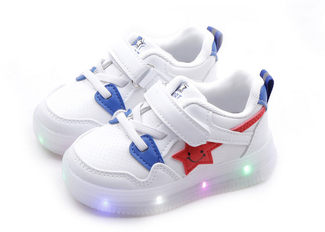 풋풋 스마일스타 LED 운동화 라이팅운동화 발광 운동화 아동운동화 라이트운동화 유아운동화 베이비운동화
