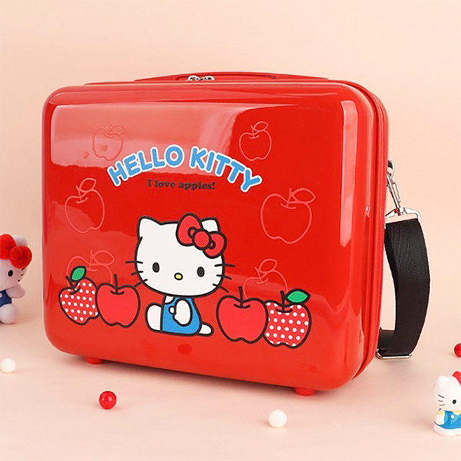 [잼뽀니] 산본점 헬로키티 홀리데이 크로스 레디백(16인치) [D2-787356]##사랑스러운 캐릭터 디자인과 귀여움을 더해주는 여행가방##