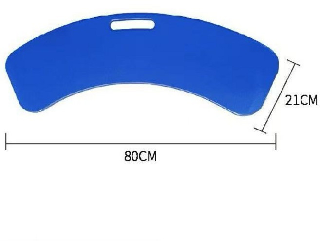 환자용 시프트보드 슬라이드 침대 어르신 보조 이동 오렌지 이송판, 푸른, 1개