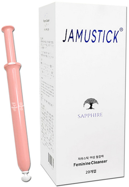 [mini gel] 자무스틱 페미닌 사파이어 여성청결제 (20개입) JAMUSTICK Feminine Cleanser, 38g, 1개