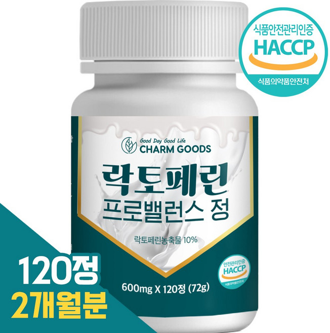 고함량 락토페린 프리미엄 정, 2개월분, 1개, 120정
