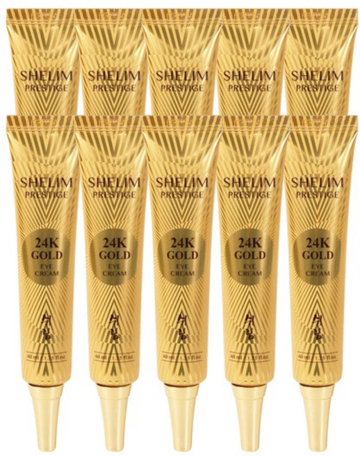 쉬림 24K골드 프레스티지 아이크림 튜브형, 10개, 40ml