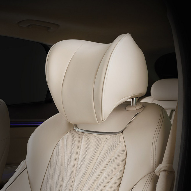 아임반 네오 헤드레스트 차량용 목쿠션 자동차 목베개 1P, 1개, 모노블랙