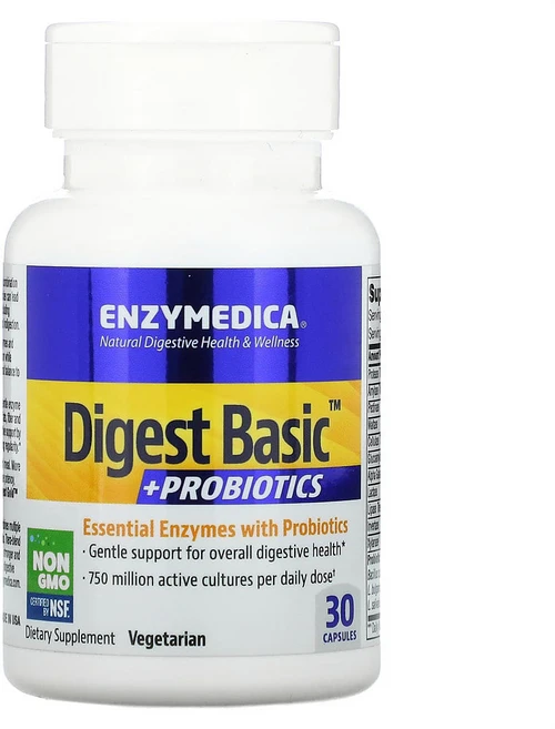 엔자이메디카 Digest Basic+프로바이오틱스 캡슐 30정 2통, 2개 - 쿠팡