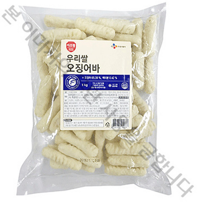 이츠웰 우리쌀 오징어바, 1kg, 2개