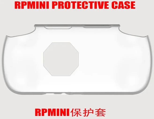 레트로이드 포켓 5 4 프로 RP2S 그립 케이스 보호 쉘 TPU 게임 컨트롤 스탠드 홀더 커버, 03 RPmini