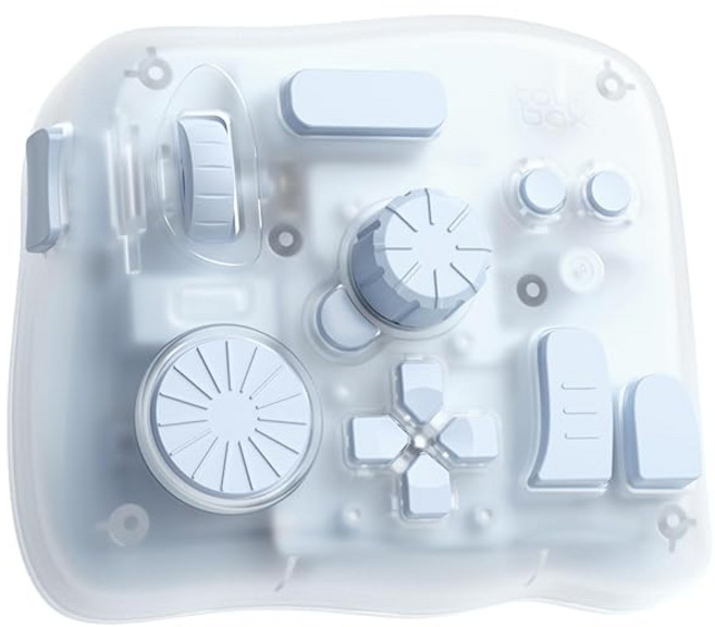 TourBox Elite Plus iPad 왼손 디바이스 블루투스 한 손 디바이스로 창작을 스마트하게 조작할 수 있는 통합형 컨트롤러 동영상 편집 사진 편집 일러스트 제작에 최적