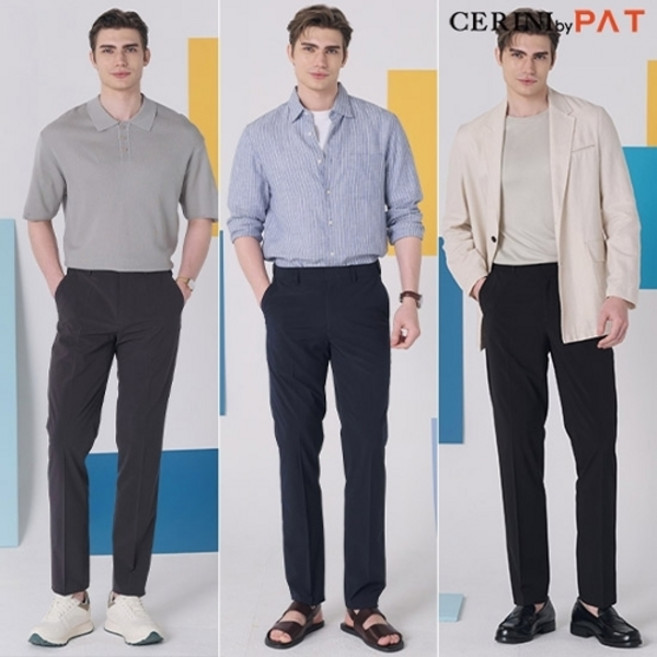 CERINI by PAT [CERINI PAT] 남성 냉감 릴렉스 팬츠 3종 세트 25m